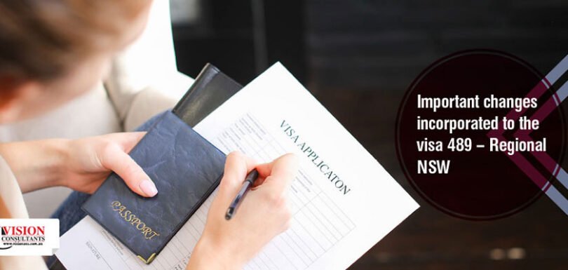 Important Changes Incorporated to the Visa 489