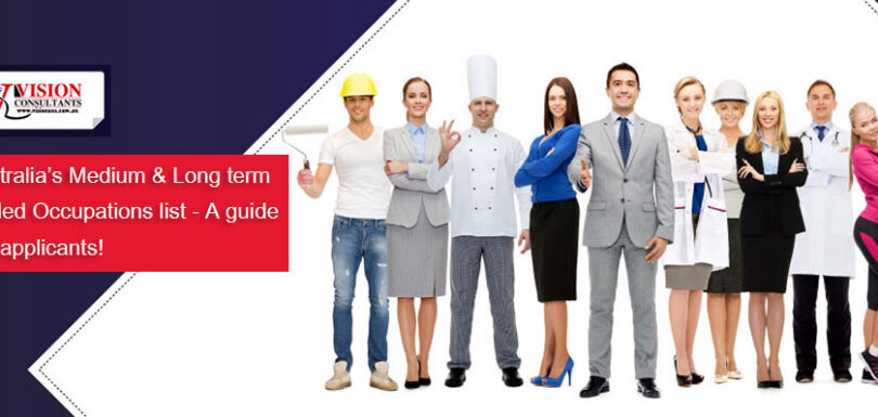 Australia’s Medium & Long term Skilled Occupations list