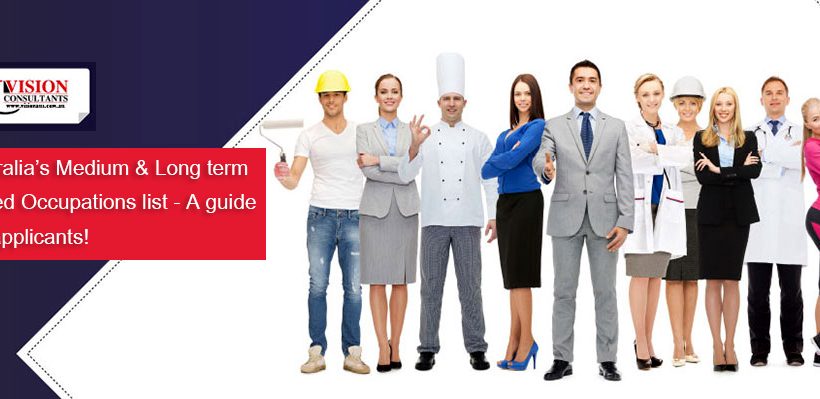 Australia’s Medium & Long term Skilled Occupations list