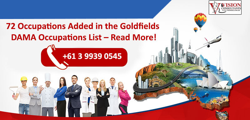 72 Occupations Added in the Goldfields DAMA Occupations, DAMA, Designated Area Migration Agreement, Occupations list