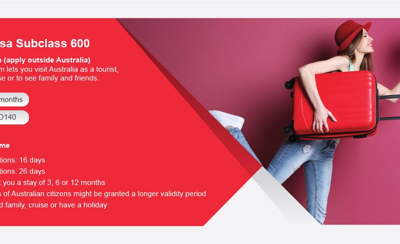 Visitor visa Subclass 600 Visitor Visa in Australia