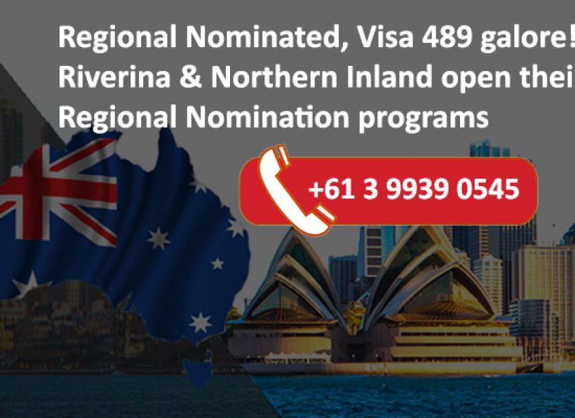 Regional Nominated, Visa 489 galore! Orana, Riverina & Northern Inland open their Skilled Regional Nomination programs 489 visa, Skilled regional nomination, skilled regional nominated 489 visa, 489 visa australia